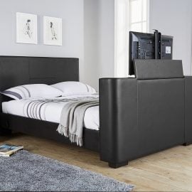 Beckham Black TV Bed Frame
