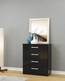 Solid Colour Lynx 4 Drawer Chest