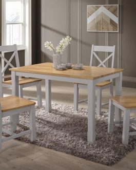 Roche 4′ Dining Set With 4 Chairs