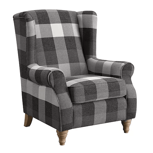 fido-one-seater-armchair-grey-check
