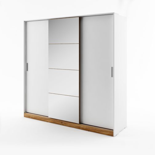 Deno Sliding Mirror Wardrobe - Image 2