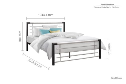 Birlea Faro Metal Bed Frame - Image 2