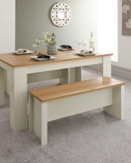 York Dining Table And Benches