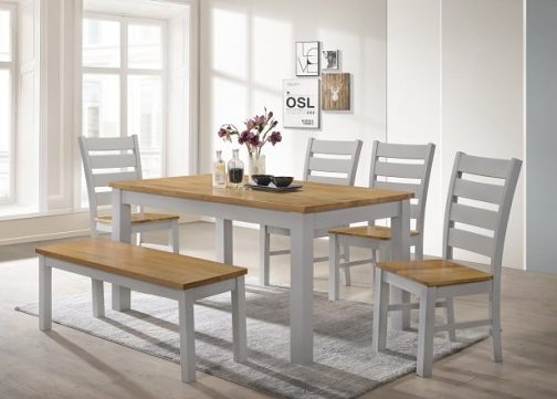 chello-dining-set-with-4-chairs-1-bench-grey
