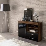 edgeware-two-tone-1-door-2-drawer-sideboard-black-walnut