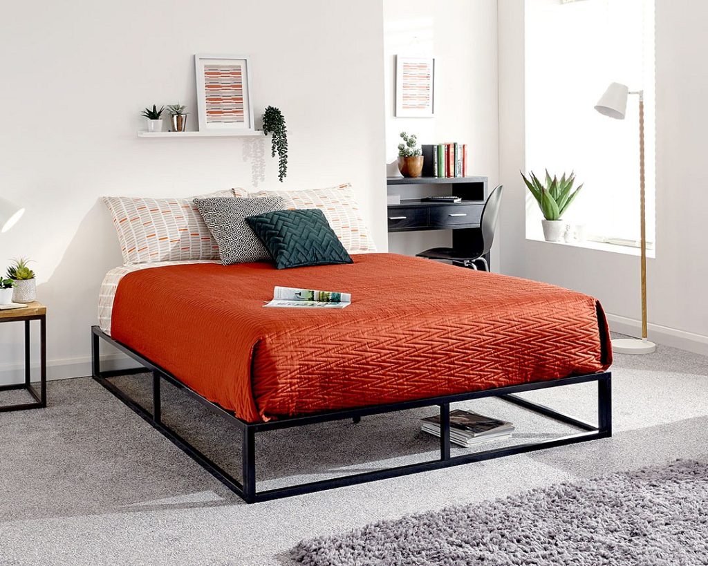 plato round bed with pocket spring mattress