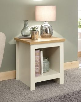 York Side Table With Shelf