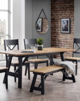 Hockley Dining Set (Bench & 4 Chairs)