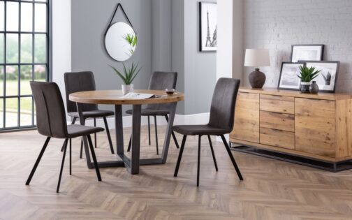 Brooklyn Round & Monroe Dining Set