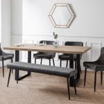 Berwick Dining Table, Luxe Low Bench & 4 Luxe Chairs