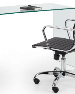 Amalfi Desk & Gio Black Office Chair
