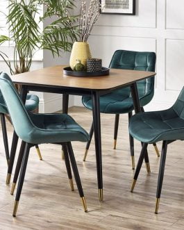 Findlay Square Dining Table & 4 Hadid Chairs