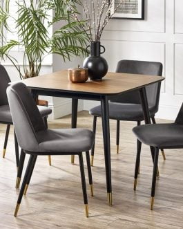 Findlay Square Dining Table & 4 Delaunay Chairs