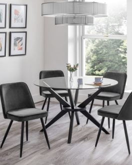 Hayden Dining Table & 4 Burgess Chairs