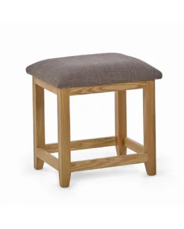 Mallory Single Pedestal Dressing Table + Stool Set