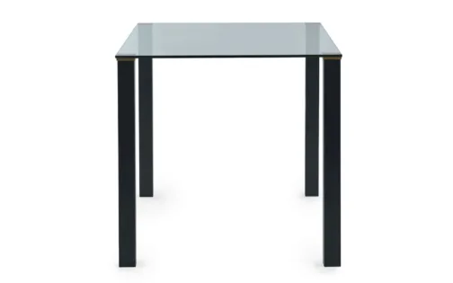 Piero Rectangular Table & 4 Jazz Black Dining Chairs - Image 2