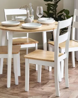 Linwood Dining Set (Round Table & 4 Chairs)