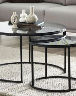 Chicago Round Nesting Coffee Tables