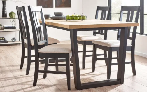 Hilton Dining Table and 6 Hilton Dining Chairs - Image 2