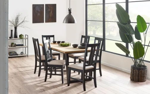 Hilton Dining Table and 6 Hilton Dining Chairs