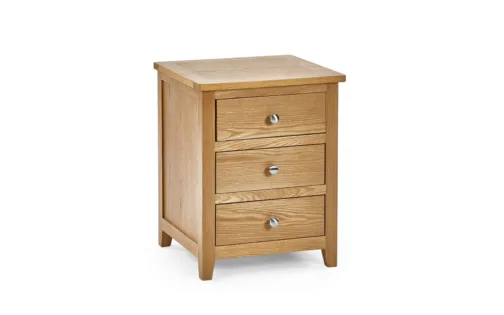 Mallory 3 Drawer Bedside - Image 2