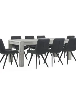 Amsterdam Ext. Dining Table with 8 George Chairs