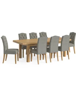 Normandy Large Dining Set (Table and 8 Chelsea Chairs)