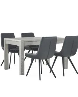 Amsterdam Compact Ext Dining Table with 4 George Chairs