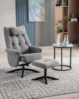Orson Occasional Chair With Stool