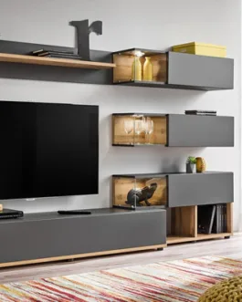 Silk in Anthracite Entertainment Unit