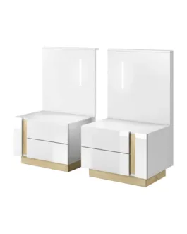 Arco Bedside Cabinets (Pair)