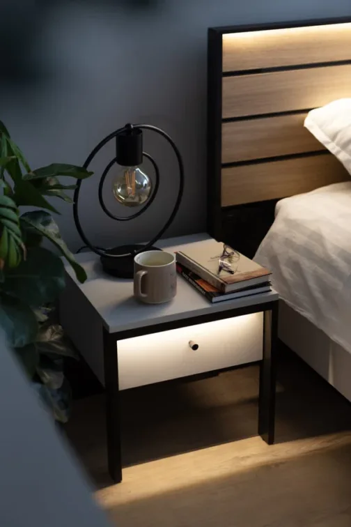 Gris Bedside Table - Image 2